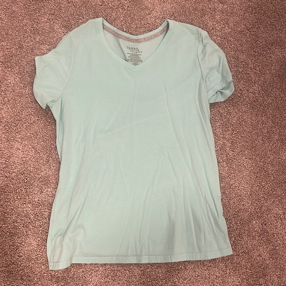 Time and tru mint shirt large 12-14